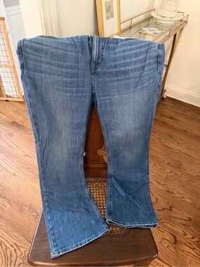 J. Crew Factory Mid-Rise Flare Crop Jeans
